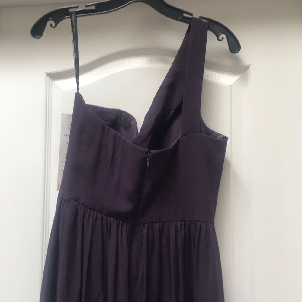 Bill Levkoff Bridesmaid Dress - Plum - Style 1128 - Picture 3 of 5